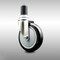 Service Caster 5 Inch 316SS Black Polyurethane Wheel Swivel 1-5/8 Inch Expanding Stem Caster SCC-SS316EX20S514-PPUB-BLK-158 - alternate 1